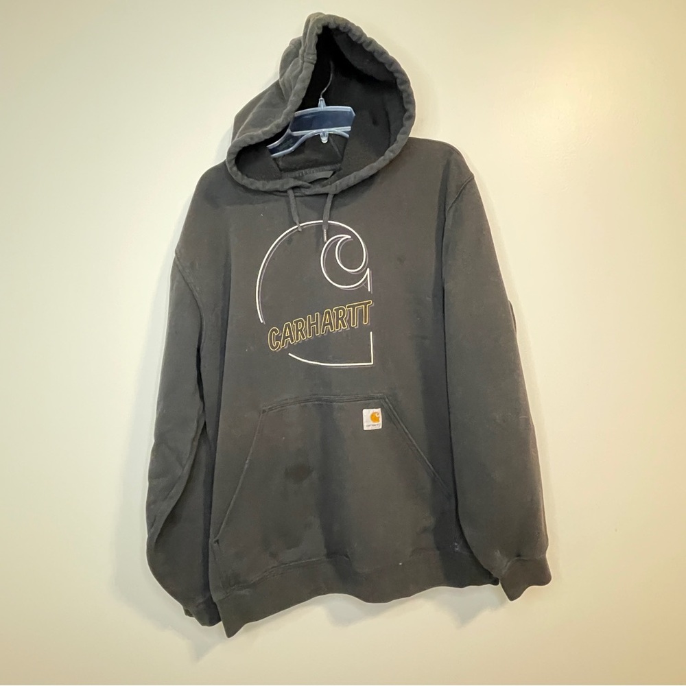 Carhartt Men's Gray Hoodie Sweater
